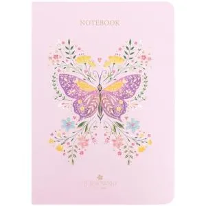 Книга записная AXENT A5 80 л кл TR Fairy Garden 1 8700-31, Записные книги