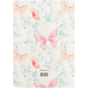 Записная книга A5 AXENT 80 листов клетка Nature's Melody 8700, Записные книги - фото 14