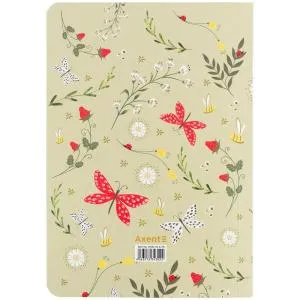 Записная книга A5 AXENT 80 листов клетка Secret Garden 8700, Записные книги - фото 5