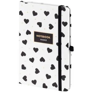 Книга записная AXENT Partner 125x195 96л кл Black&White 8621-10-A, Записные книги - фото 4