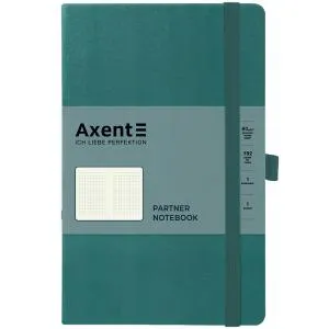 Книга записная AXENT Partner 125x195 96л клет лазурная 8201-63-A, Записные книги
