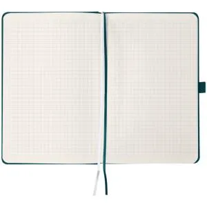 Книга записна AXENT Partner 125x195 96л кліт малахіт Колоски 8201-31-6-A, Записні книжки - фото 1