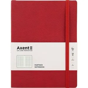 Книга записная Partner Soft L, 190х250, 96 листов, клетка, AXENT 8615