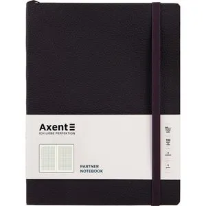 Книга записна Partner Soft L, 190х250, 96 аркушів, клітинка, AXENT 8615 - Фото 2