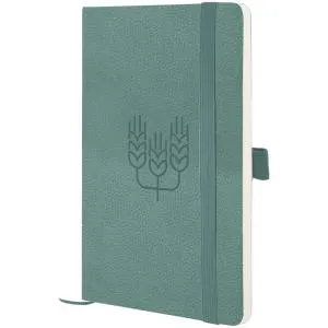 Книга записна AXENT Partner Soft Skin 125x195 96 арк кл Колоски 8616-48-7-A, Записні книжки