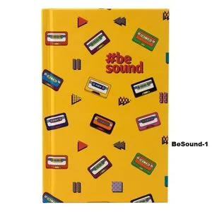 Книга записна тверда обкладинка А6 80 л клітина BeSound Kite К19-199