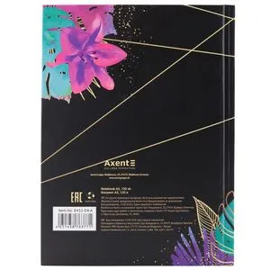 Книга записная в твердой обложке А5 клетка Axent 8432-A - Фото 5