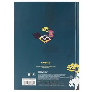 Книга записная в твердой обложке А5 клетка Axent 8432-A - Фото 9