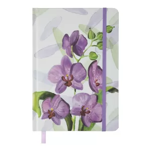 Книжка записна Buromax ORCHID А5 96 арк клітинка BM.255119-39