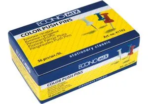 Цветные кнопки-гвоздики Economix E41102, Кнопки и булавки