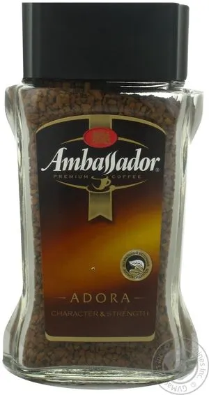 Кофе Ambassador растворимый 95г Россия