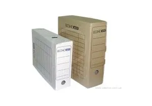 Бокс архівний ECONOMIX картонний 100 мм E32704, Архівні бокси та короба - фото 1