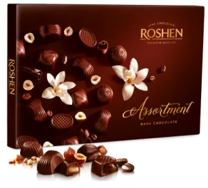 Конфеты в коробке Roshen Assortment Elegant ПКФ 145г 8шт 4823077611933, Конфеты
