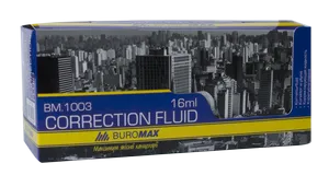 Корректирующая жидкость с кисточкой 16мл Buromax BM.1003 - Фото 1