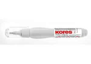 Корректор-ручка Tri Pen металлический кончик 10г, Kores K83350