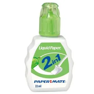 Коректор-ручка+губка 2 в 1. 22ml Paper Mate