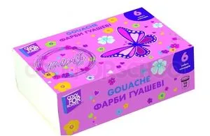 Гуаш Butterfly 6 кольорів по 10 мл Cool For School CF60143