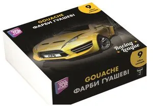 Гуаш Racing League 9 кольорів по 10 мл Cool For School CF60146