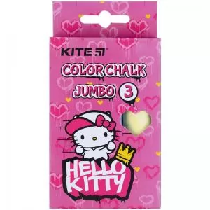 Мел цветной Kite Jumbo Hello Kitty 3 цвета HK21-077