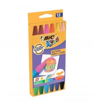 Мел цветной Oil Pastel KIDS 12 шт BIC bc926446