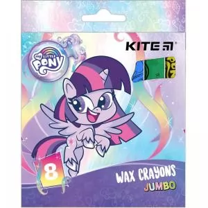 Крейда воскова Kite Jumbo My Little Pony 8 кольорів LP21-076