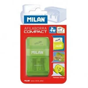 Ластик с точилкой в пластиковом корпусе Milan BYM10139