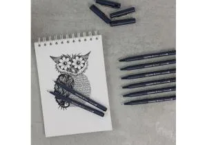 Лайнер SCHNEIDER PICTUS для черчения и рисования 0,9 черный S197701, Ручки-линеры (лайнеры) - фото 5