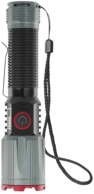 Ліхтар акумуляторний Emos 1200 Lm 2200 mAh метал фокус P3121, Ліхтарики - фото 1