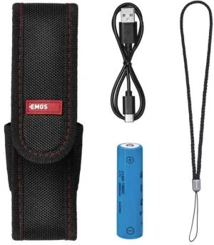 Фонарь аккумуляторный Emos Ultibright 80 600 Lm 2600 mAh металл фокус P3180, Фонарики - фото 2