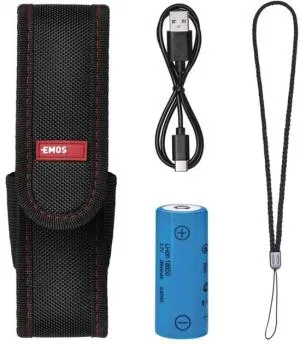 Ліхтар акумуляторний Emos Ultibright 90 1200 Lm 5000 mAh метал фокус P3190, Ліхтарики - фото 2