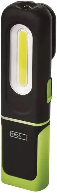 Фонарь аккумуляторный Emos 330 Lm 1200 mAh пластик магнит P4537, Фонарики