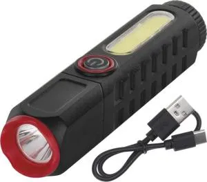 Фонарь аккумуляторный Emos 120 Lm 400 mAh Li-Ion P4720, Фонарики