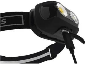 Фонарь налобный аккумуляторный Emos COB LED 500 Lm Li-pol 1200 mAh P3542, Фонарики - фото 4