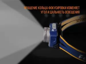 Фонарь налобный Fenix HL40R Cree XP-LHIV2 LED синий HL40RBL - Фото 8