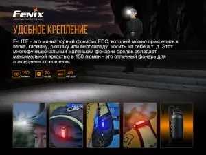 Фонарь ручной Fenix E-LITE - Фото 6