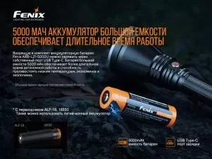 Ліхтар ручний Fenix HT18 - Фото 8