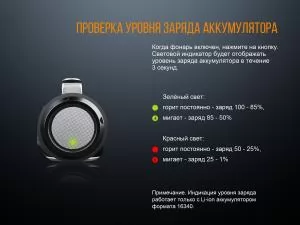 Фонарь ручной Cree XP-G3 Fenix LD15R - Фото 8