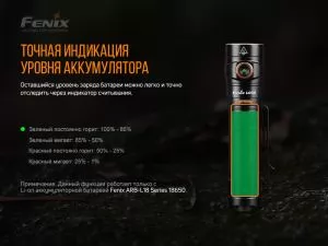 Фонарь ручной Fenix LD30 LD30bi - Фото 10