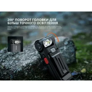 Ліхтар ручний Fenix LED чорний SW05R-RL, Ліхтарики - фото 5