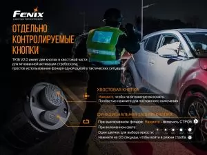 Ліхтар ручний тактичний Fenix TK16 V2.0 TK16V20 - Фото 7