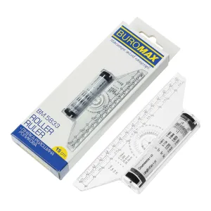 Лінійка-рейсшина роликова 15 см Buromax BM.5833, Лінійки - фото 1