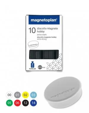 Магніти круглі 24/0.3 чорні Magnetoplan Discofix Hobby Black Set 1664512 - Фото 2