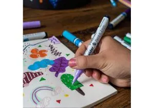 Маркер SCHNEIDER акриловий декоративний Paint-it 310 2мм Wallet Set2 6 кольорів S120196, Спеціальні маркери - фото 4