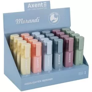 Текст-маркер Highlighter AXENT Morandi асорті 6 кольорів 1-5 мм 2537-50-A - Фото 1