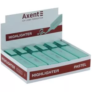 Маркер текстовый AXENT Highlighter 2537--A 1-5 мм клиновидный пастель - Фото 3