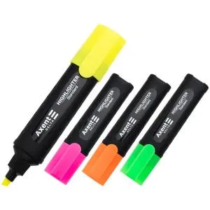 Маркер Axent Highlighter Standard D2505 1-5 мм клиновидный 4 шт D2505-40, Маркеры текстовые