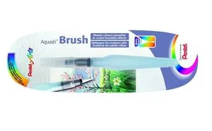 Маркер-кисть Pentel Aqua Brush в блистере XFRH1-М средняя - Фото 1