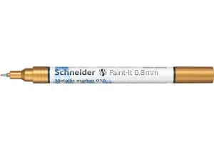 Маркер металлик Schneider Paint-It 0,8 мм золотой ML01001066, Маркеры специальные - фото 10