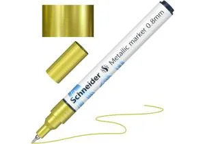 Маркер металлик Schneider Paint-It 0,8 мм золотой ML01001066, Маркеры специальные - фото 13