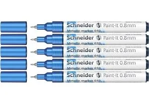 Маркер металлик Schneider Paint-It 0,8 мм золотой ML01001066, Маркеры специальные - фото 16
